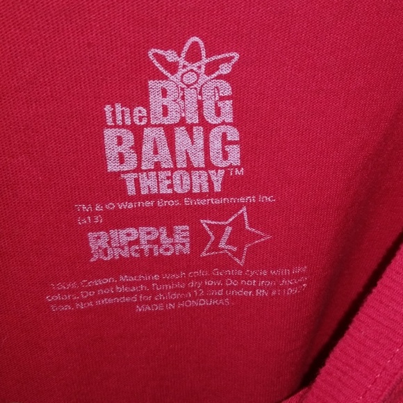 Big Bang Theory "Bazinga" T-shirt - Picture 2 of 3